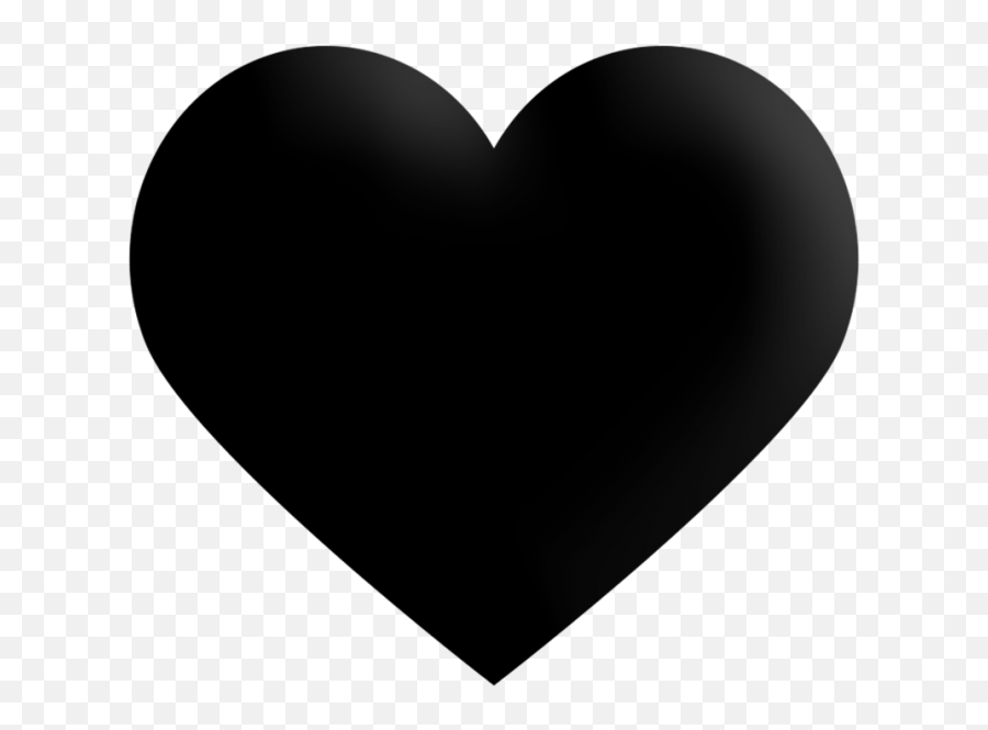 Black Heart Png - Heart Logo Black And White Emoji,A Black Heart Emoji