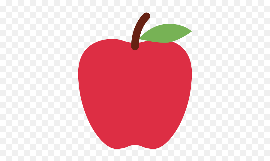 Twemoji 1f34e - Teacher Apple Png Clipart,Apple Icon Emoji