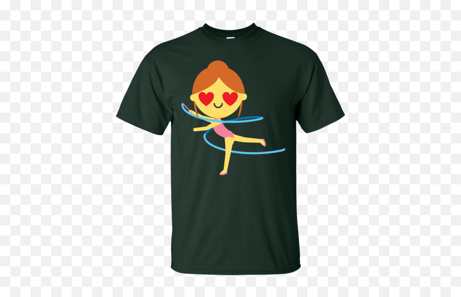 Gymnast Emoji Heart Eye T - Simpsons T Shirt Design,Gymnast Emoji
