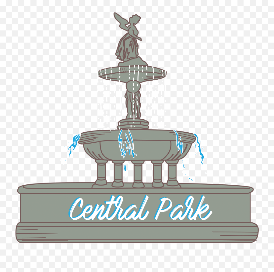 Water Fountain Gif Vector Royalty Free - Bethesda Fountain Clip Art Emoji,Fountain Emoji