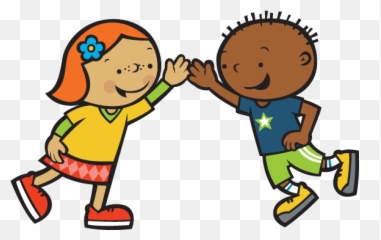 148 High Five Free Clipart - Children High Five Clipart Emoji,Hi Five Emoji