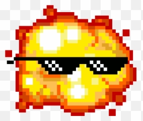 Pixilart - Pixel Art Explosion Png Emoji