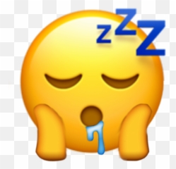 Freetoedit Sleep Drool Tired Emoji Face Text - Sleep Emoji,Drool Emoji