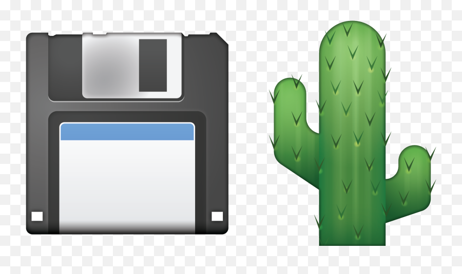 Disk Cactus - Floppy Disk Emoji Png,Green Check Emoji
