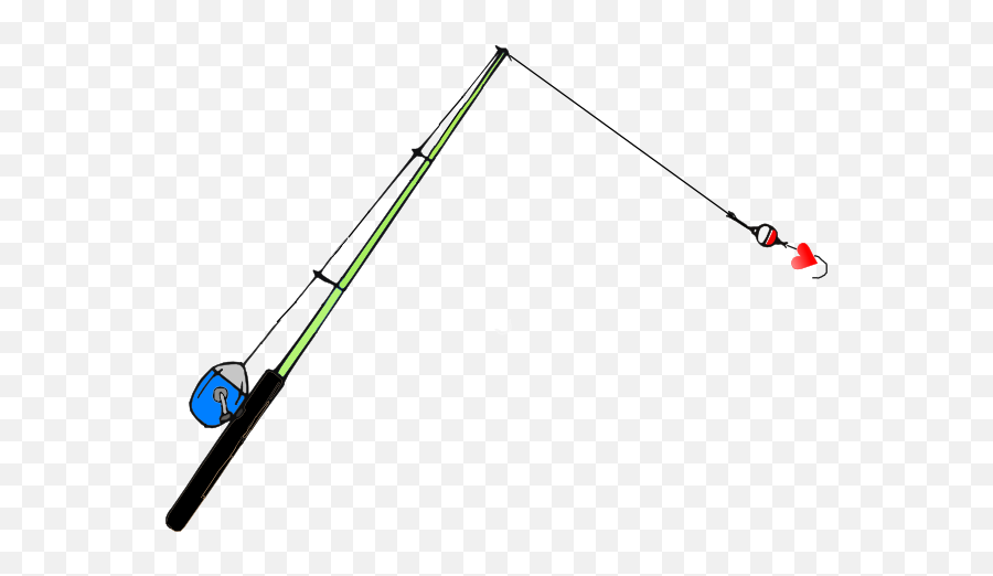 Fishing Pole Black And White Clipart - Fishing Rod Clipart No Background Emoji,Fisherman Emoji