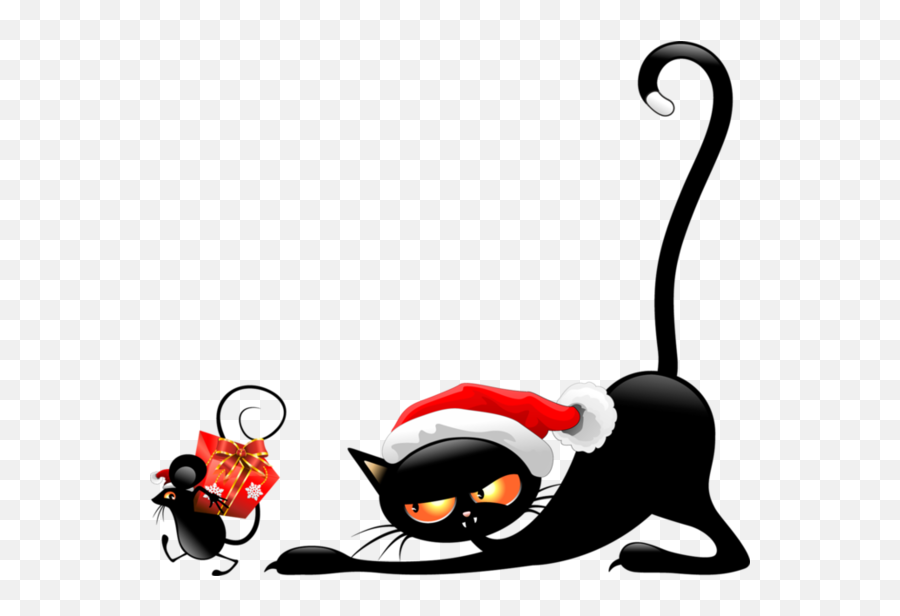 Cat Black Animal Mouse Cute Mischief - Christmas Black Cat Vector Emoji,Mischief Emoji