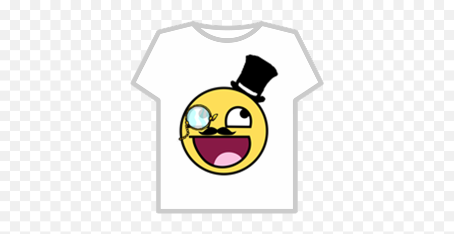 Fancy Epic Face - Emoji With A Top Hat,Fancy Emoticon