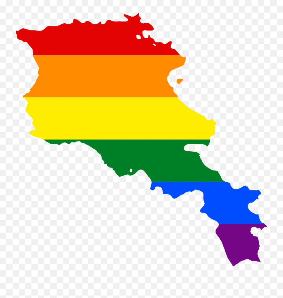 Lgbt Flag Map Of Armenia - Map Of Armenia Vector Emoji,Armenia Flag Emoji