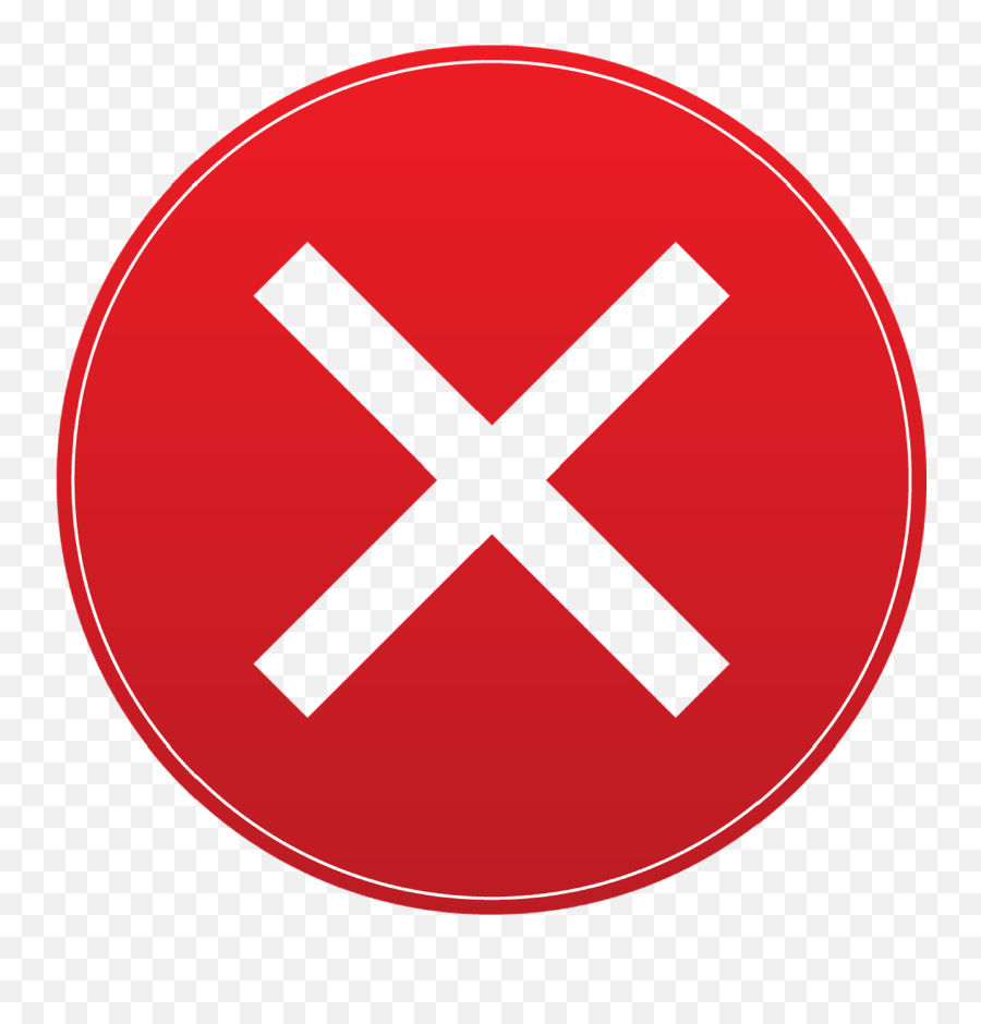 X Exit Button Icon Symbol - Hong Kong Flag Icon Emoji,Cross Emoji Png