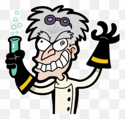 Mad Scientist Transparent Background - Clipart Emoji