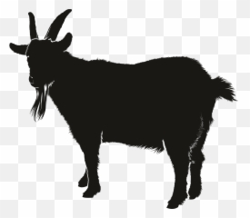 Boer Goat Silhouette Clip Art - Clipart Emoji