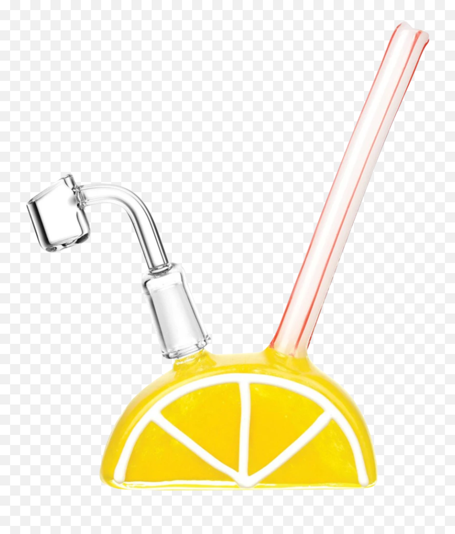 Lemon Slice Citrus Dab Rig - Fruit Emoji,Lemon Emoji