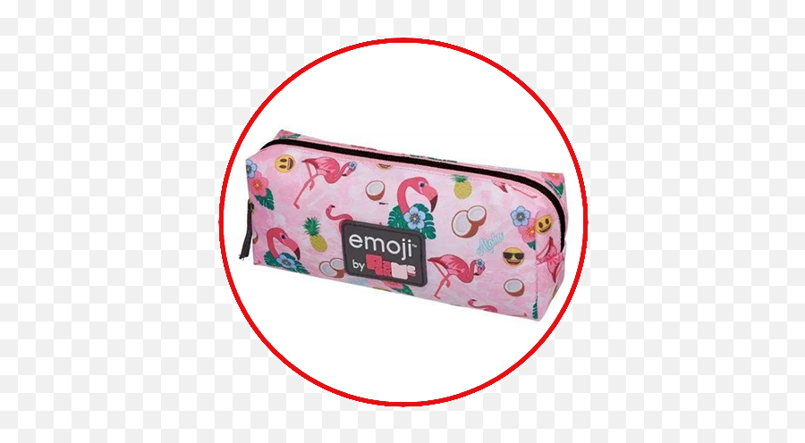 Estojo Escolar Emoji Flamingo 7790513 - Pacific Case,Flamingo Emoji