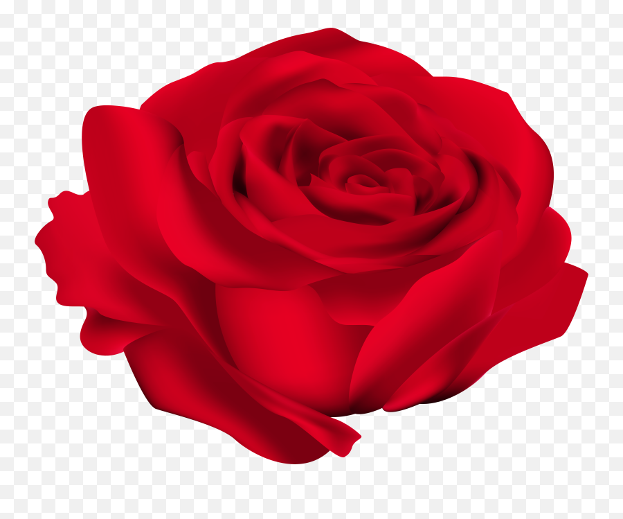 Rose Flower Clip Art - Red Flower Png Download 80006305 Emoji,Rose Emoji Png