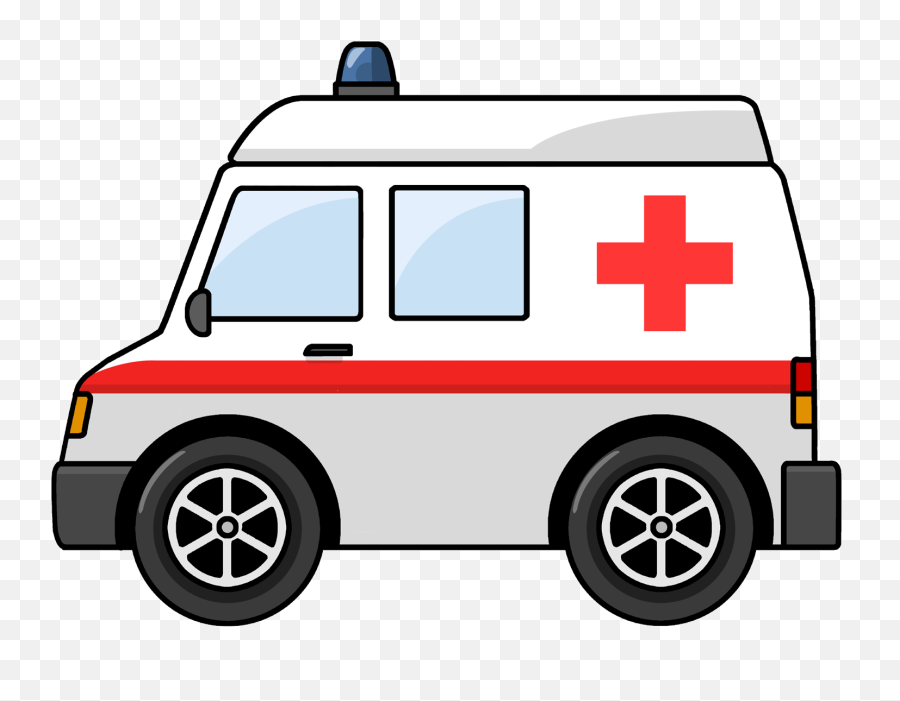 1204 Ambulance Free Clipart - Ambulance Clipart Png Emoji,Ambulance Emoji