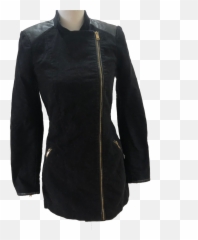 Full Zipped Black Zara Trafaluc Jacket - Trench Coat Emoji,Zipped Emoji