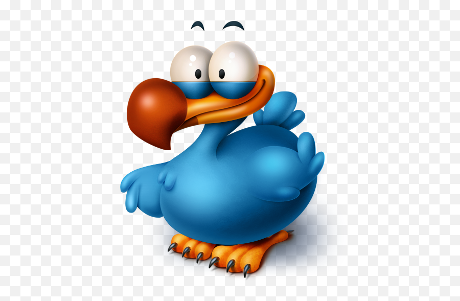 The Extinct Flightless Twitter Bird Icon Titto The Dodo - Dodo Bird Cartoon Png Emoji,Flying Bird Emoji