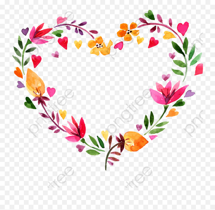 Wreath Clipart Heart - Flower Heart Clip Art Emoji,Mothers Day Emoji