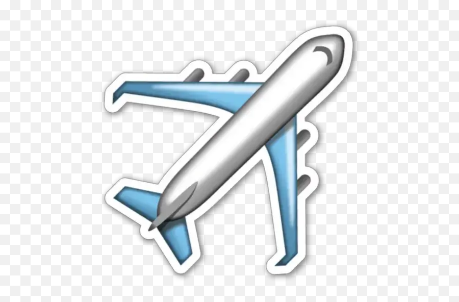 Big Emoji Stickers For Whatsapp - Plane Emoji Png,Marine Flag Emoji