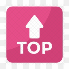 Upward Arrow Icon Of Flat Style - Top Symbols Emoji