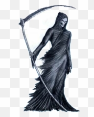 Grim Reaper - Dessin De La Grande Faucheuse Emoji,Grim Reaper Emoji