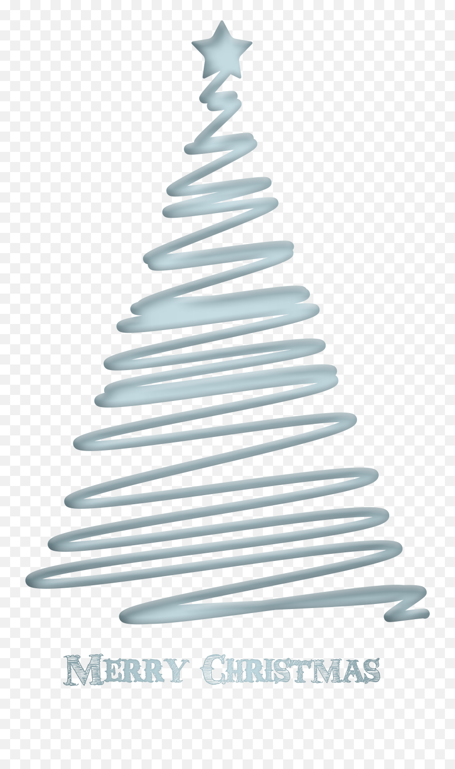 Download Merry Christmas Decorative Tree Transparent Image - Christmas Tree Clipart Grey Emoji,Emoji Xmas Tree
