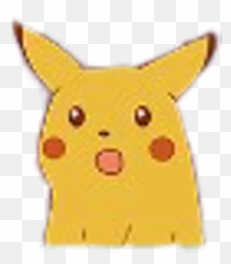 png pikachu - supreme surprise surprised Surprised Pikachu Face Png Emoji