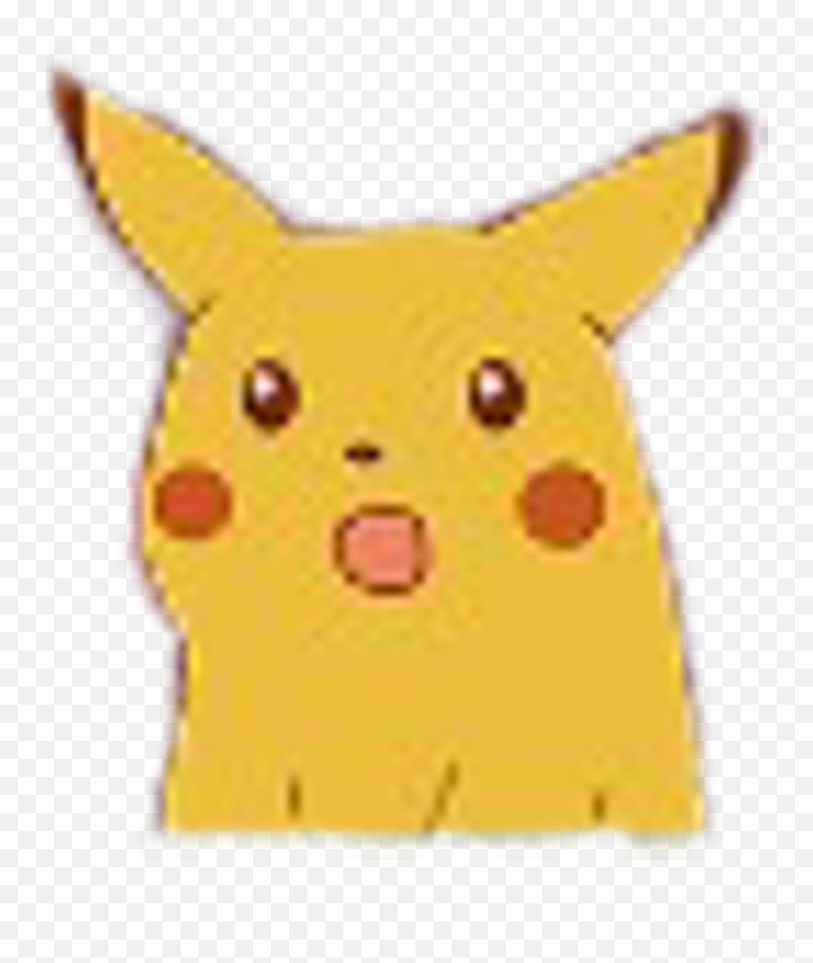 Png Pikachu - Supreme Surprise Surprised Surprised Pikachu Face Png Emoji,Pikachu Emoji