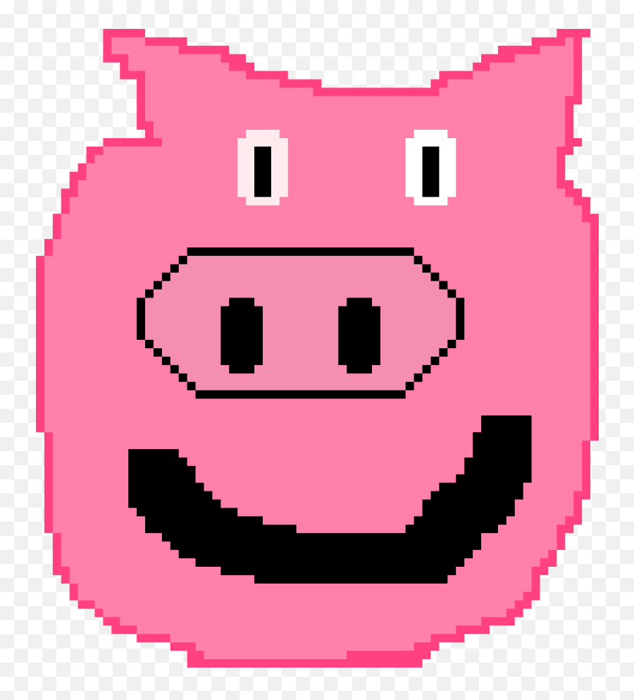 Pixilart - Pig By Pugman Happy Emoji,Piggy Emoticon