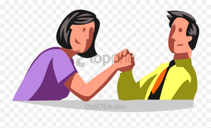 Free Png Arm Wrestling Man Vs Woman Png Image With - Arm Emoji,Wrestling Emojis