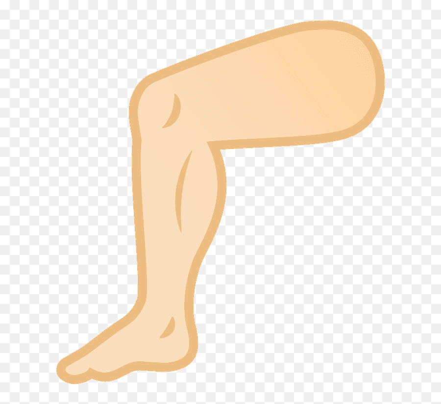 Leg Emoji Clipart Free Download Transparent Png Creazilla - Emoji Jambe,Knee Emoji