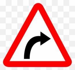 Right Hand Curve Sign - Right Turn Road Sign Emoji,Oyster Emoji