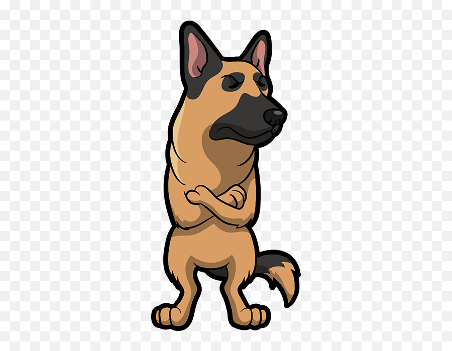 Shepherdmoji - German Shepherd Dog Clip Art Emoji,German Emoji