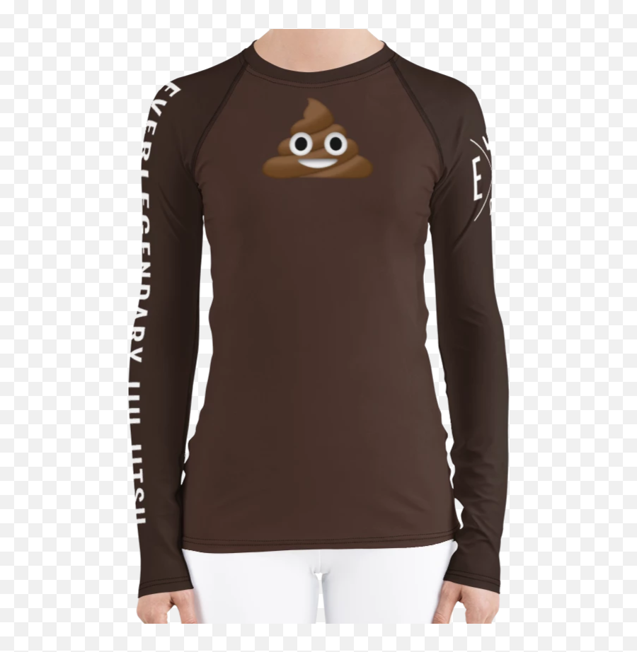 Ugly Brown Belt Rashie - Red And Black Rash Guard Womens Emoji,Guard Emoji