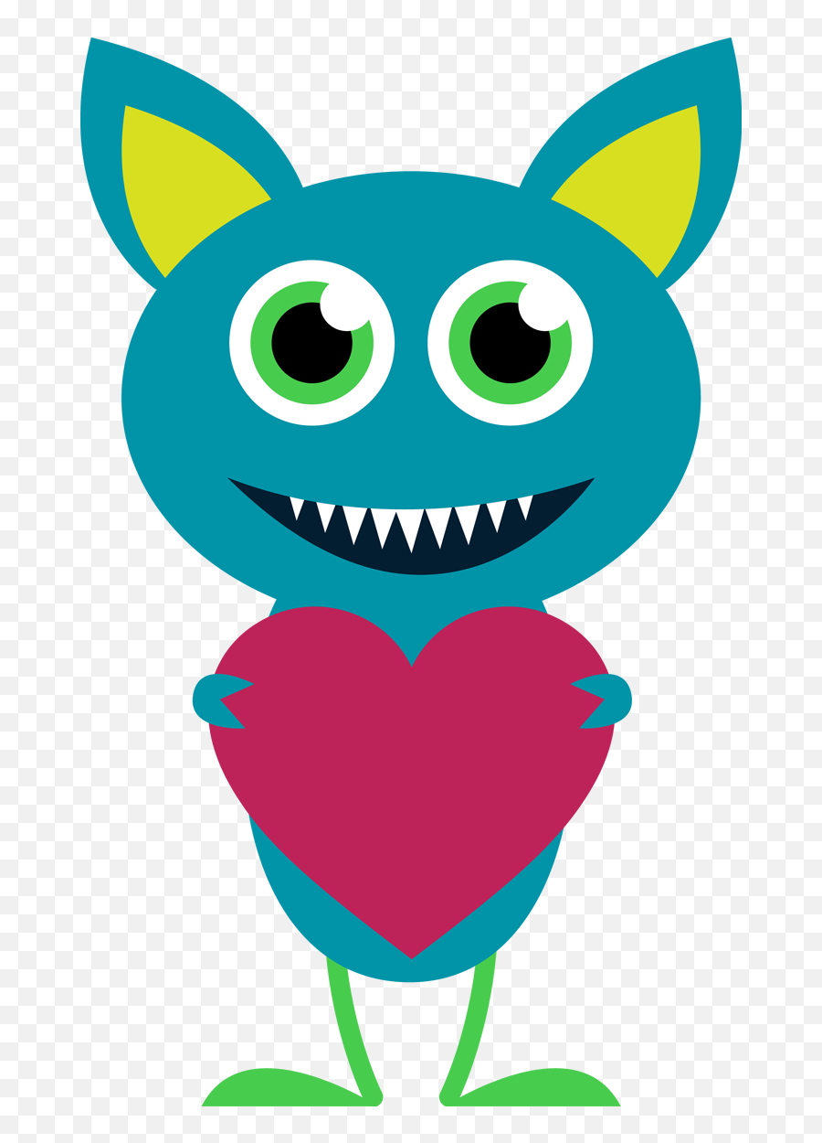 Valentine Clipart Message Valentine - Monster Valentines Clip Art Emoji,Valentines Day Emoticons
