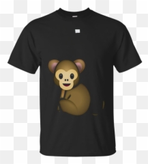 Monkey Sitting Emoji T Shirt,Hufflepuff Emoji