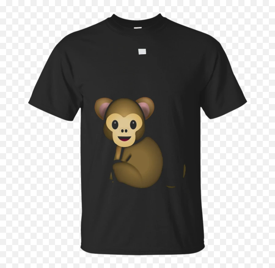 Monkey Sitting Emoji T Shirt,Hufflepuff Emoji
