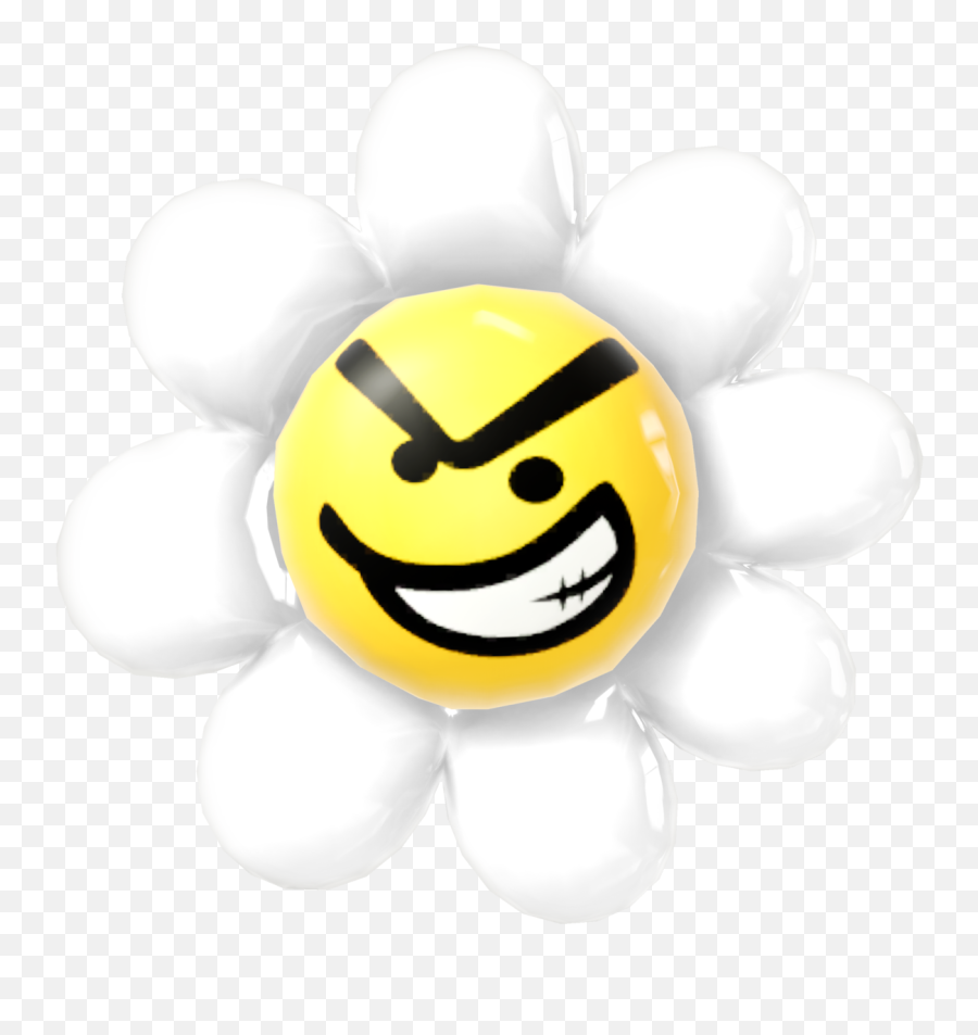 Fooly Flower - Smiley Emoji,Emoticon With Flower