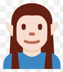 Twemoji2 1f9dd - Human Skin Color Emoji,Wide Eye Emoji