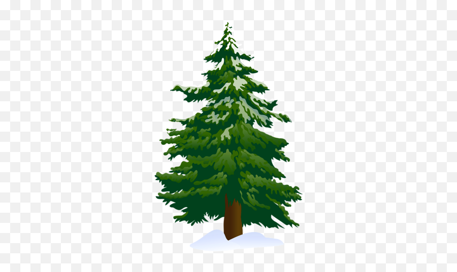 Tree Clip Art Snowy Pine Tree Clipart 4 Clipartbold - Pine Tree Clipart Png Emoji,Pine Tree Emoji