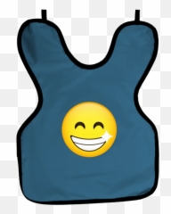 Cling Shield Apron No Collar - Smiley Emoji