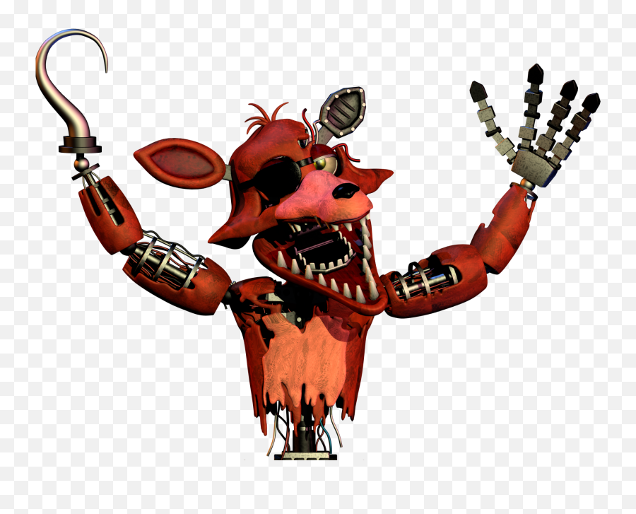 Dead Clipart Withered Dead Withered Transparent Free For - Fnaf Withered Foxy Render Emoji,Wilted Rose Emoji