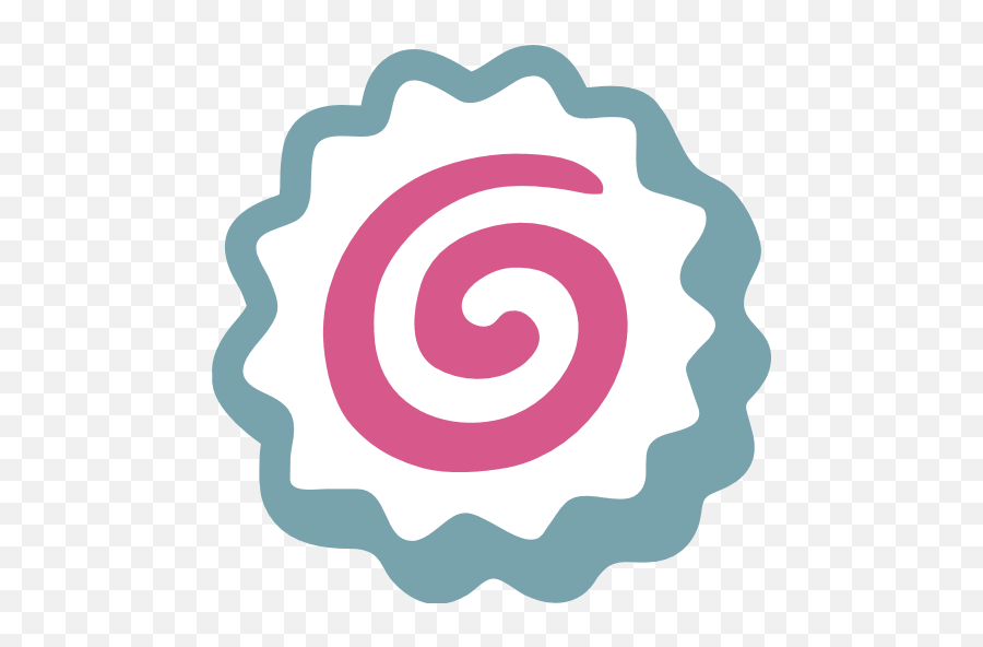 Fish Cake With Swirl Design Emoji For Facebook Email Sms - Cake Fish Emoji,Swirl Emoji