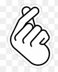 Pin - Korean Finger Heart Emoji