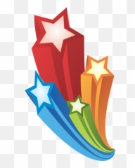 Star Stars Shooting Shooting Stars Rainbow Colorful - Colorful Shooting Stars Clipart Emoji,Shooting Star Emoji