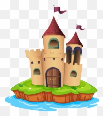 Island clipart water Transparent FREE for - Castle Kids Vector Emoji