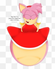 Amy Eats The Competition - Amy Vore Sonic Christmas Emoji,Hit The Woah Emoji