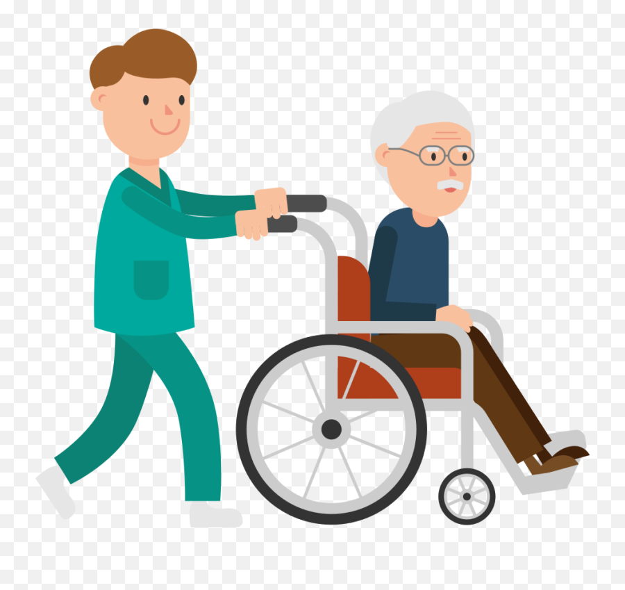 Wheelchair Accessible Transparent Png - Patient In Wheelchair Clipart Emoji,Handicapped Emoji