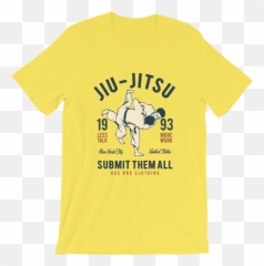 Bjj Emoji Tee U2013 Oss Bro - Lemon Yellow T Shirt,Bro Emoji
