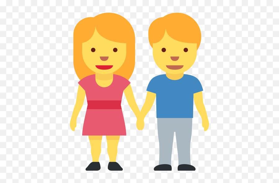 Haltende Hände - Emoji Man Girl,Emoji Pictures Meaning